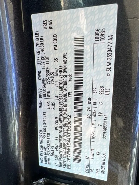 2019 Ford F-150 XLT 4WD SuperCrew 5-1/2' Box - Photo 34