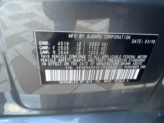2019 Subaru Legacy 2.5i Sport - Photo 31