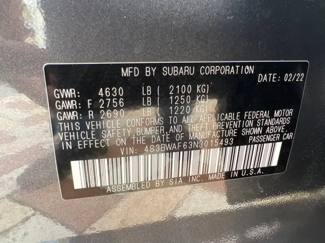 2022 Subaru Legacy Premium - Photo 33