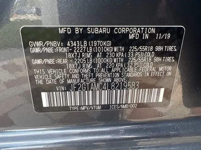 2020 Subaru Crosstrek 2.0i Limited CVT - Photo 31