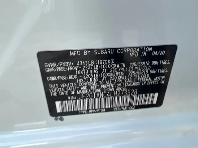 2020 Subaru Crosstrek 2.0i Limited CVT - Photo 35