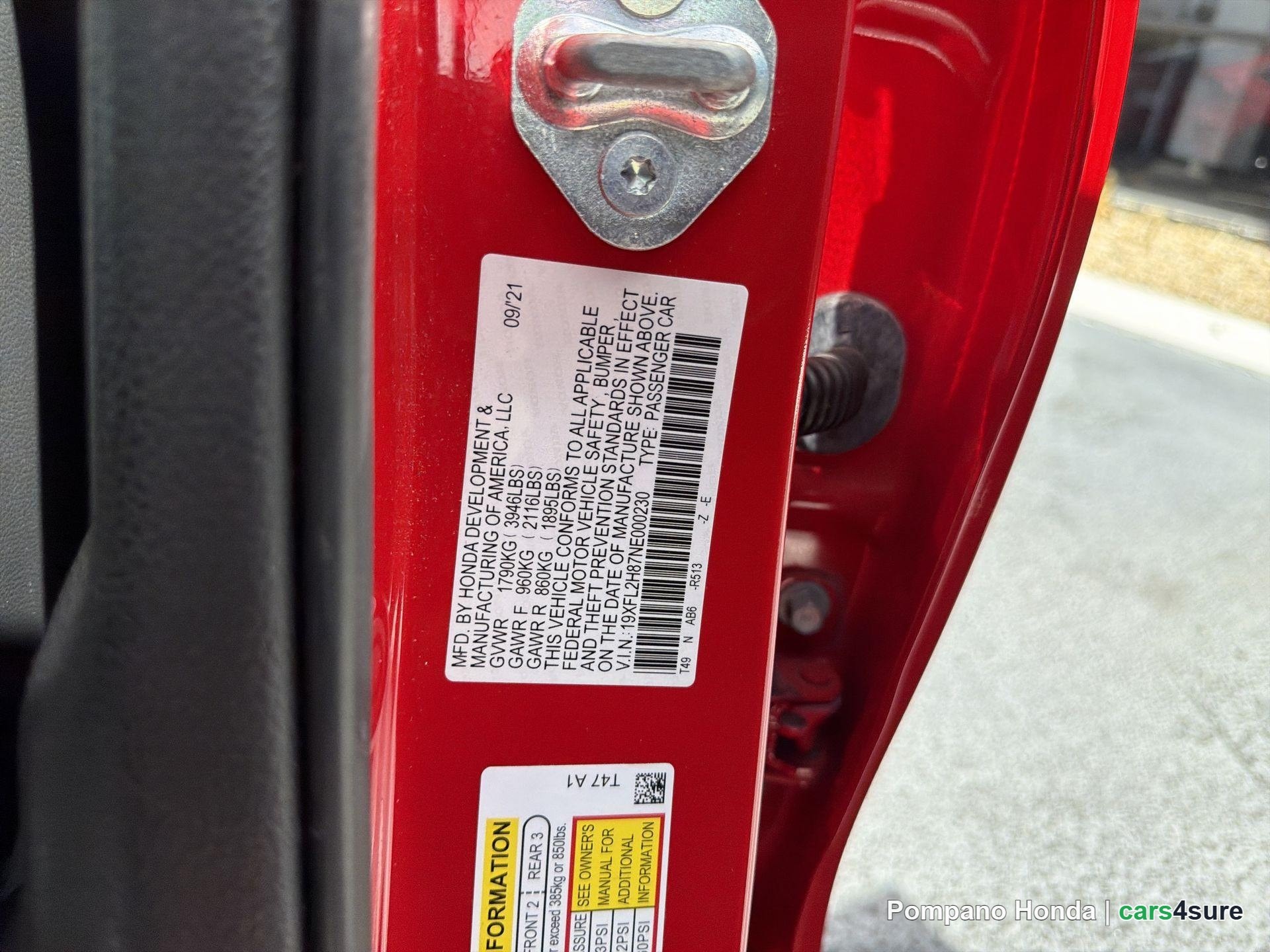 2022 HONDA Civic Sport - Photo 8