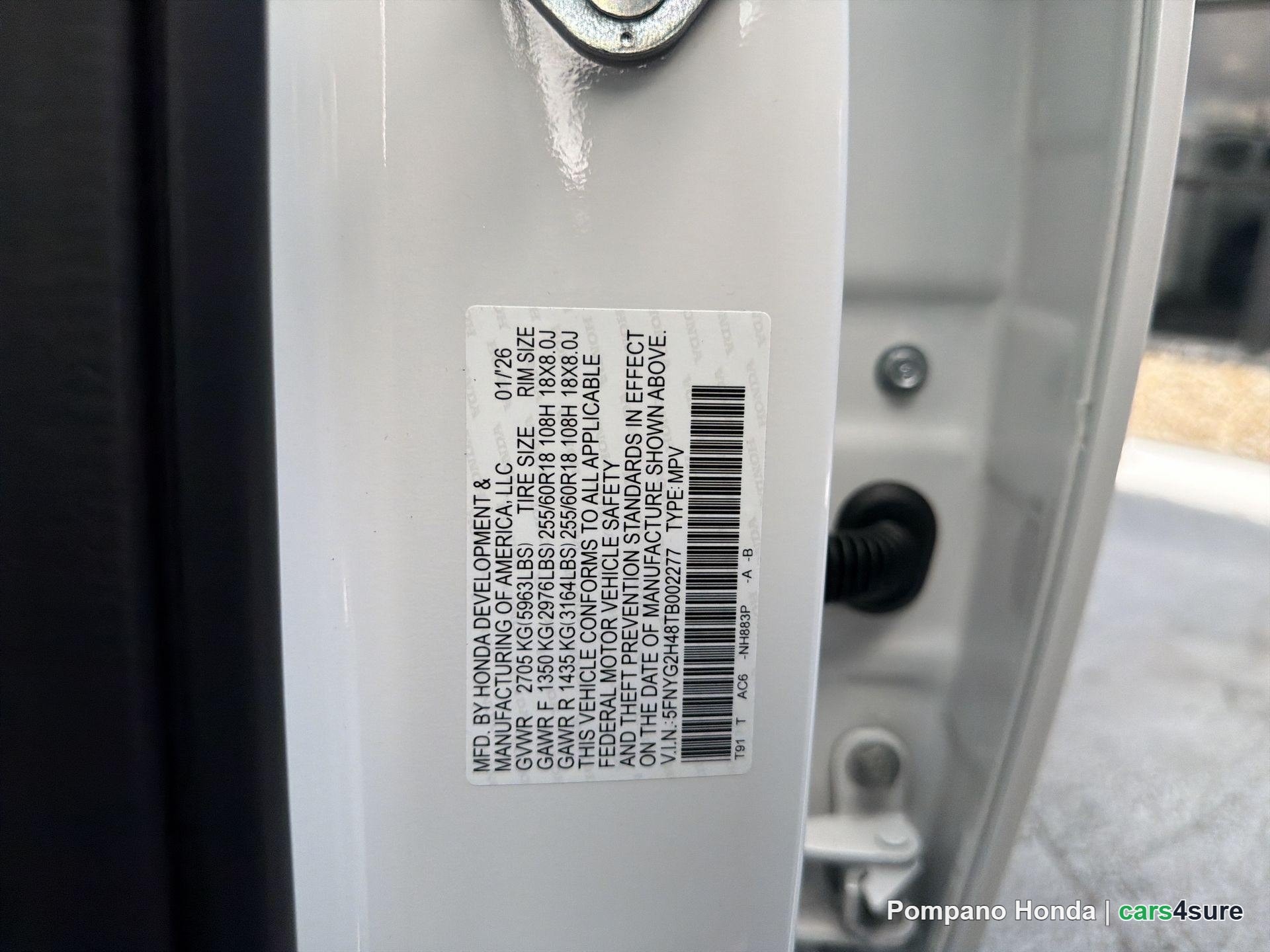 2026 HONDA Pilot EX-L - Photo 3
