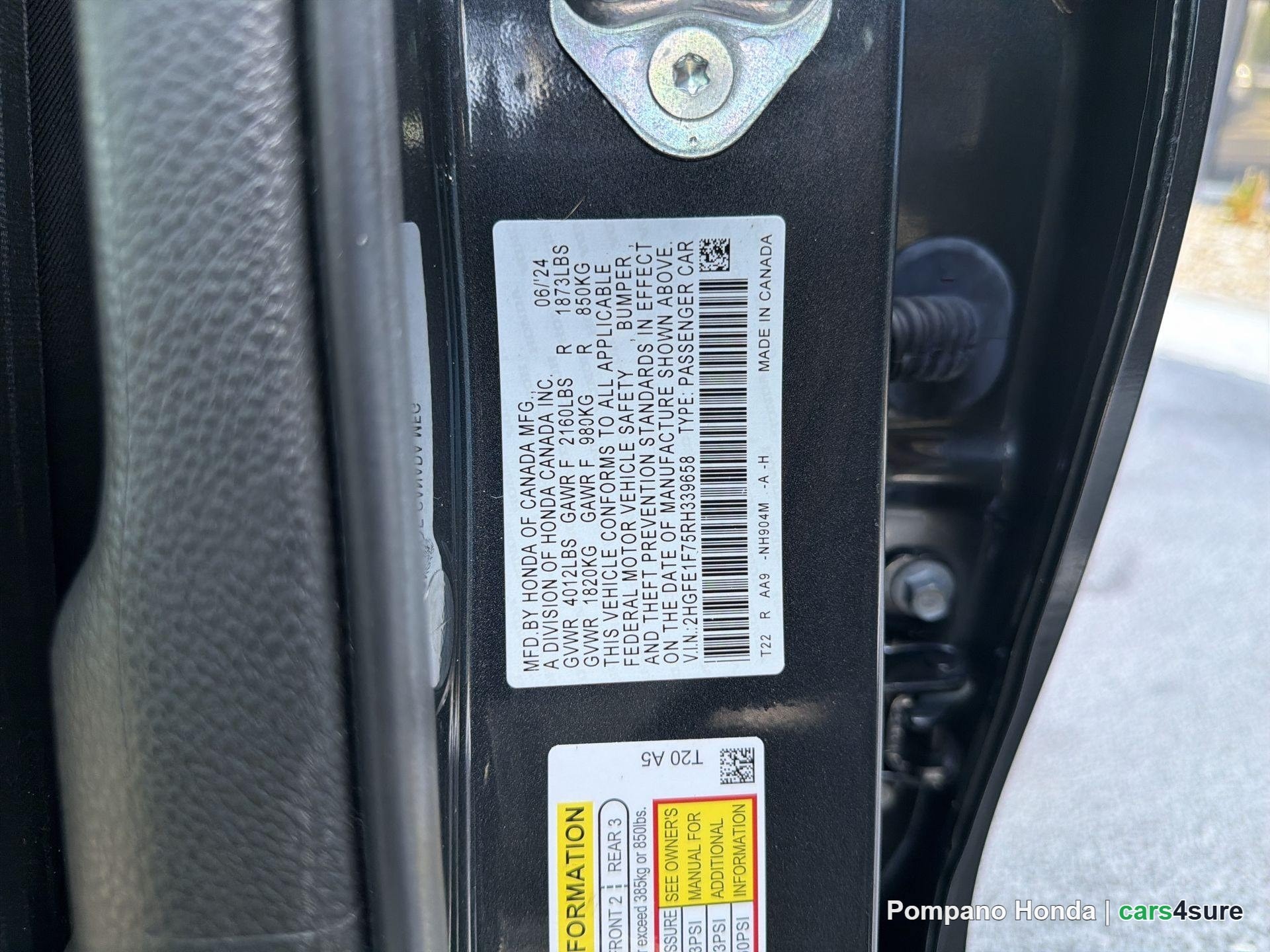 2024 HONDA Civic EX - Photo 14