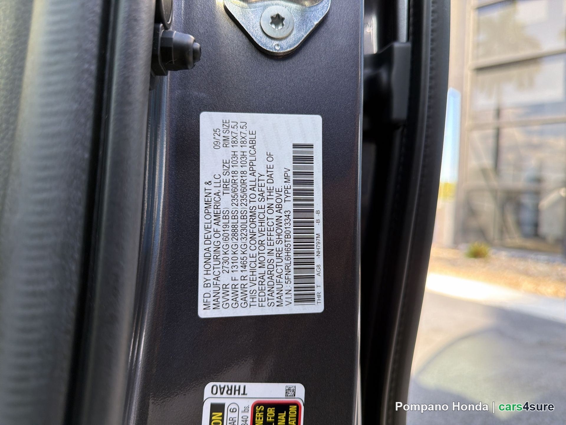 2026 HONDA Odyssey EX-L - Photo 2
