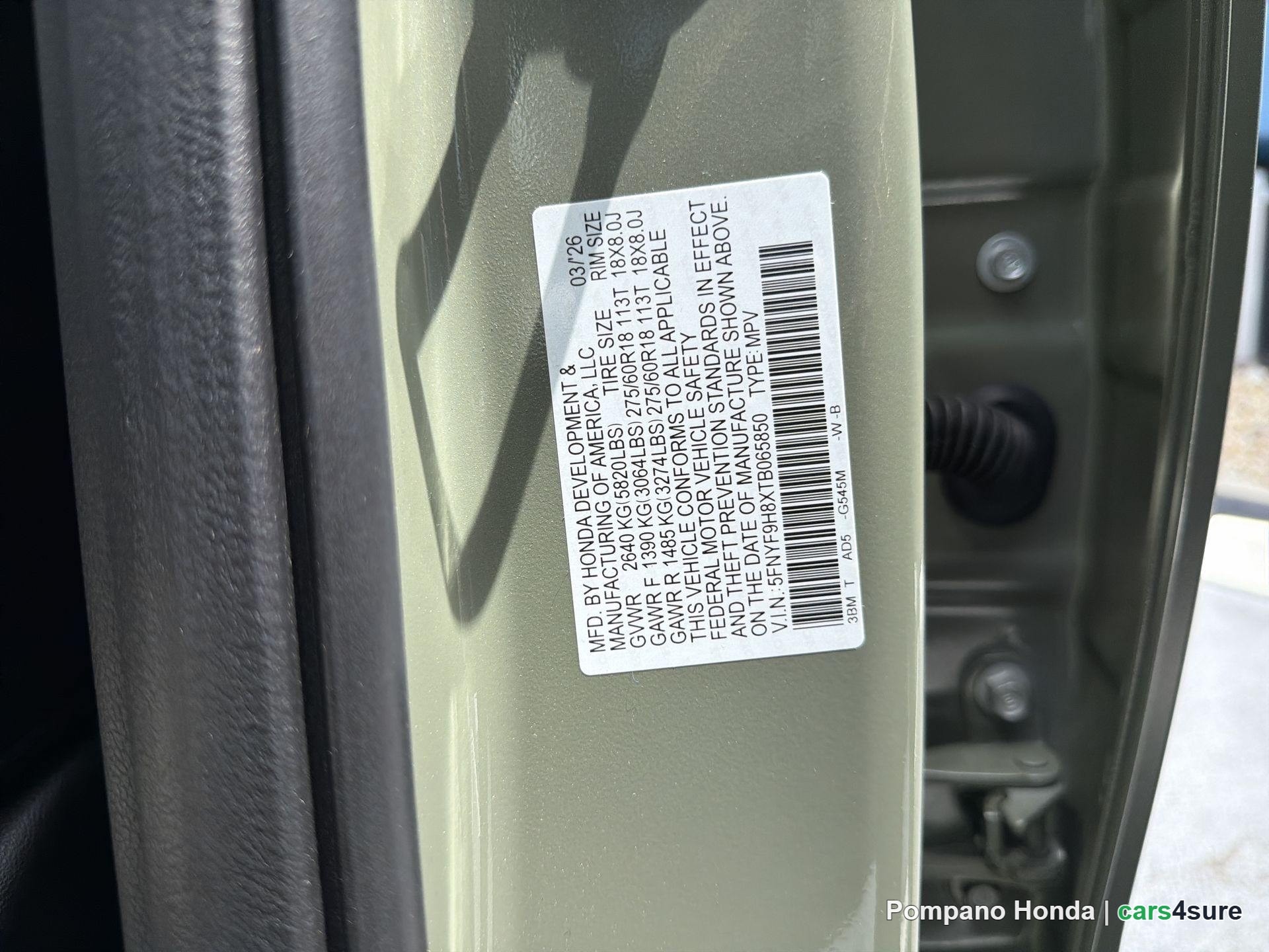2026 HONDA Passport TrailSport Elite/ TrailSport Touring/TrailSport Touring Blackout - Photo 6