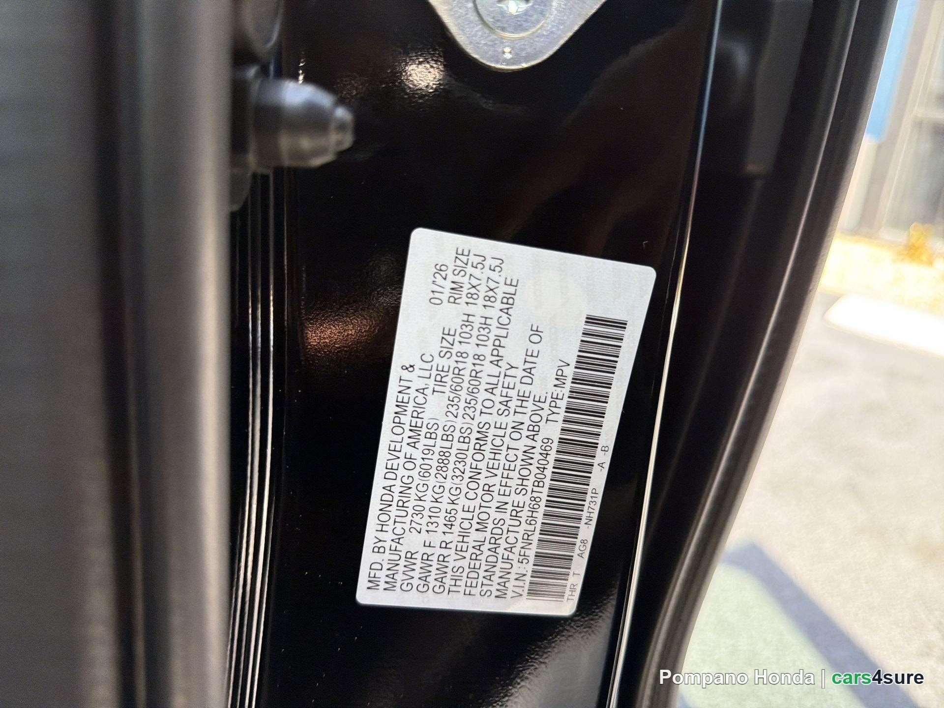 2026 HONDA Odyssey EX-L - Photo 3