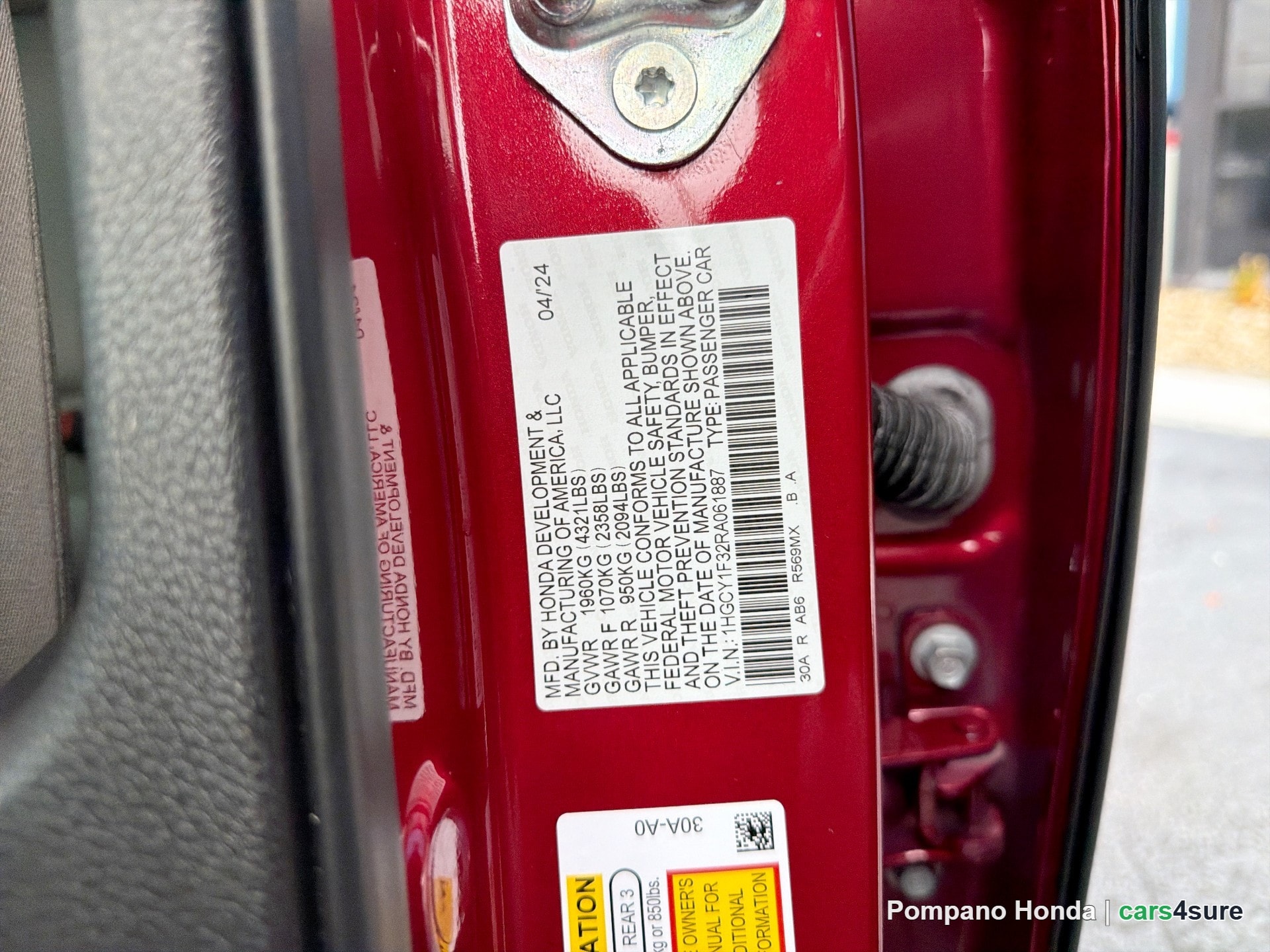 2024 HONDA Accord EX - Photo 15