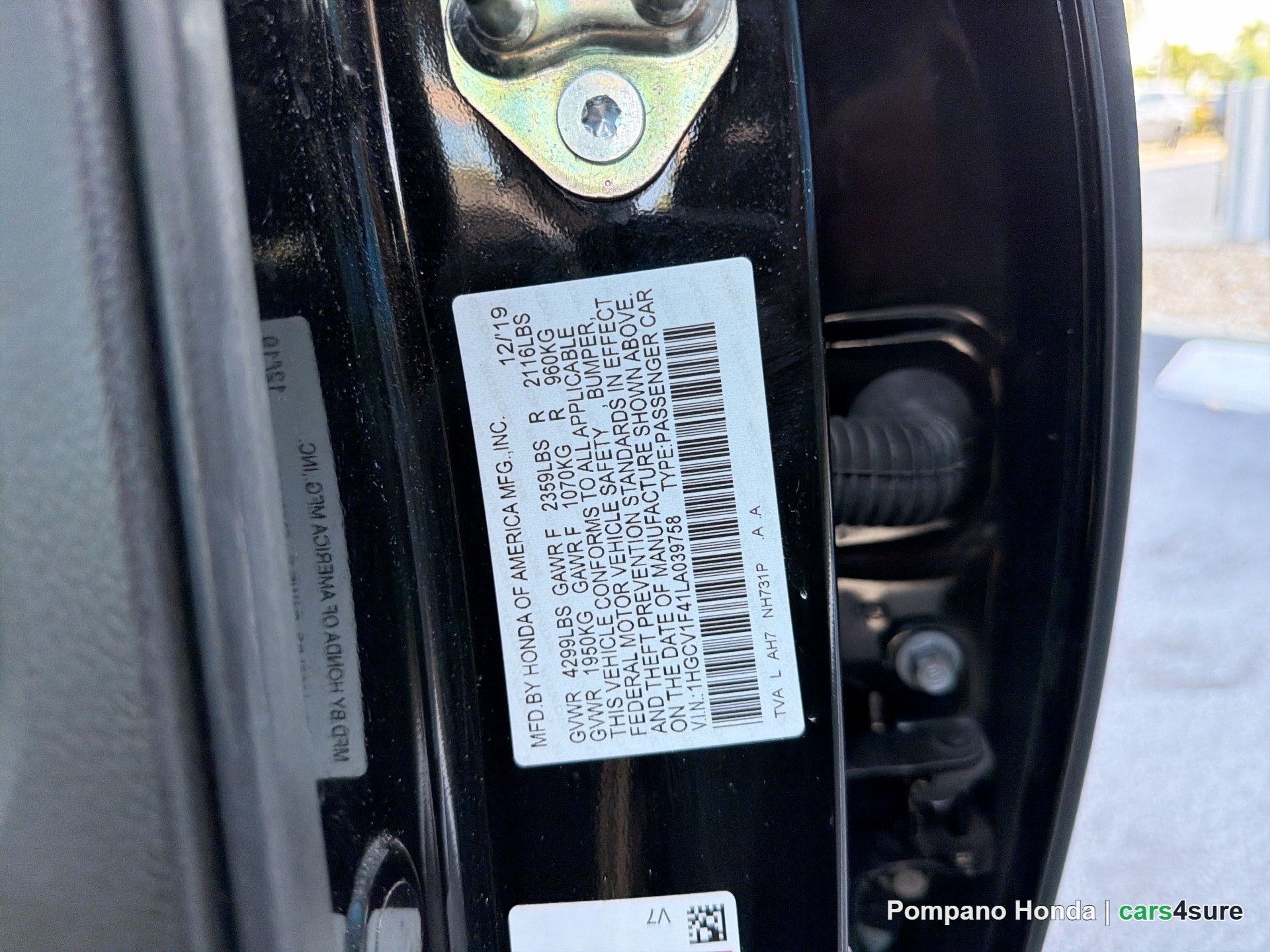 2020 HONDA Accord EX - Photo 15