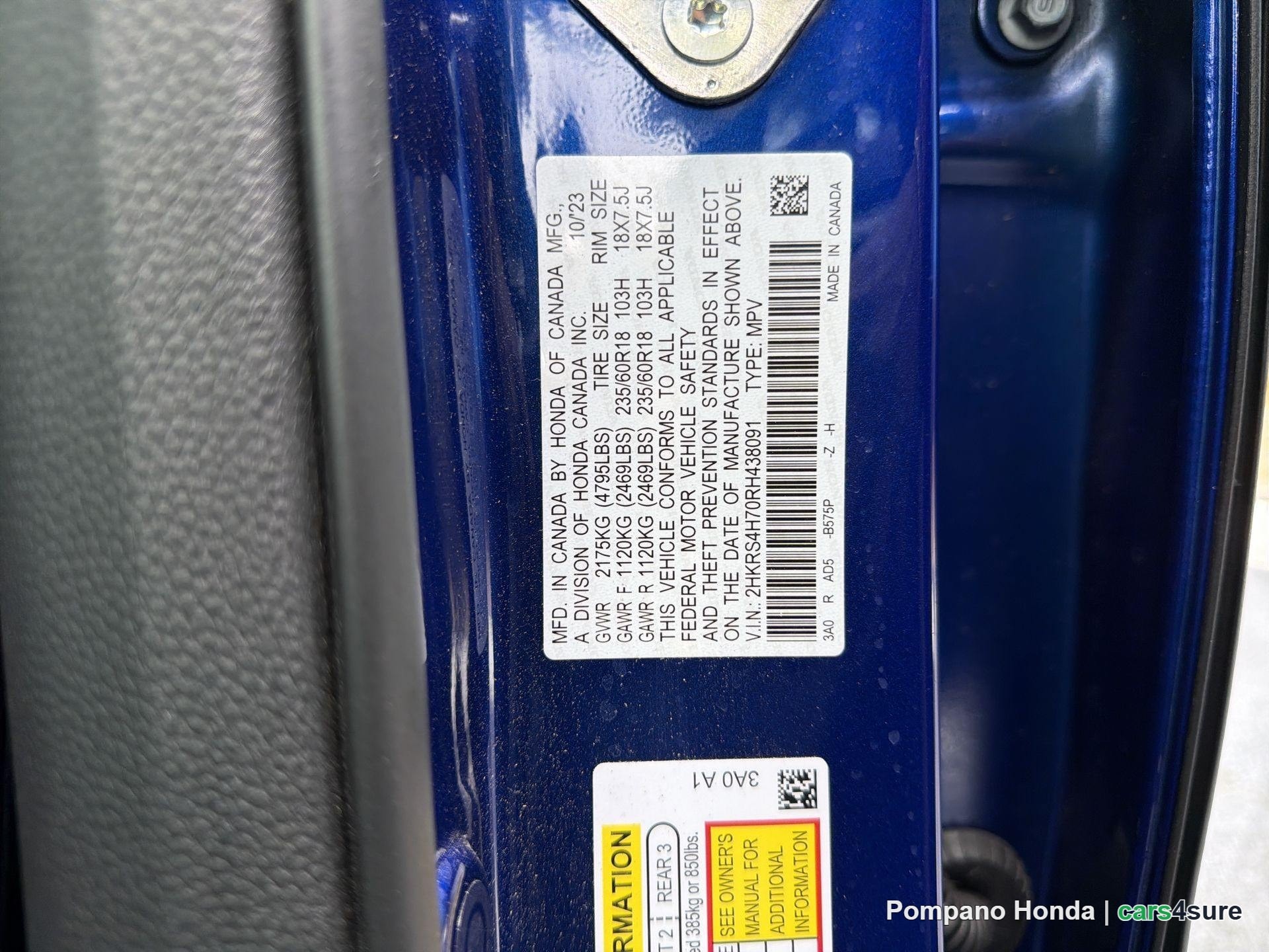 2024 HONDA CR-V EX-L - Photo 15