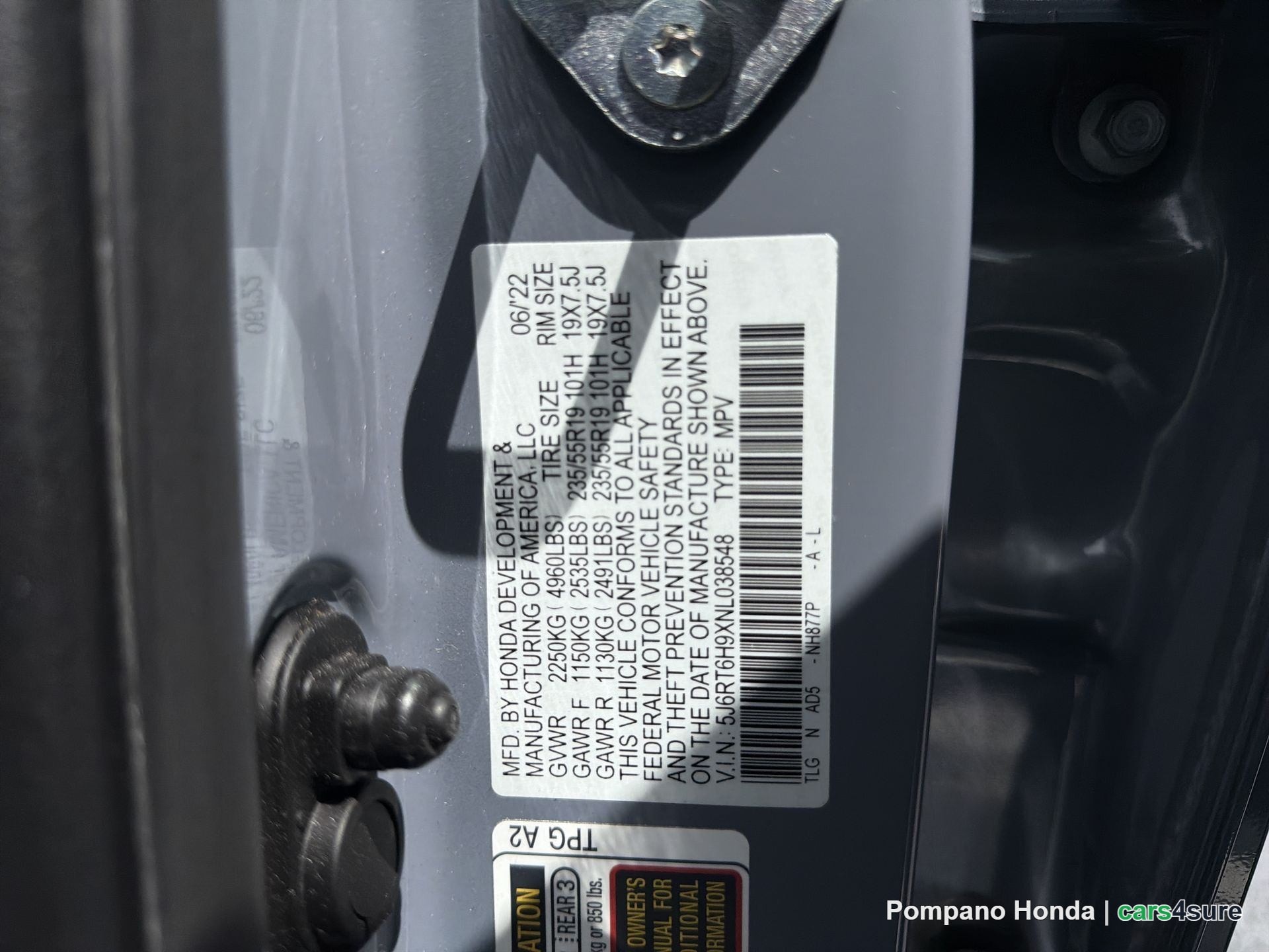 2022 HONDA CR-V TOURING - Photo 10