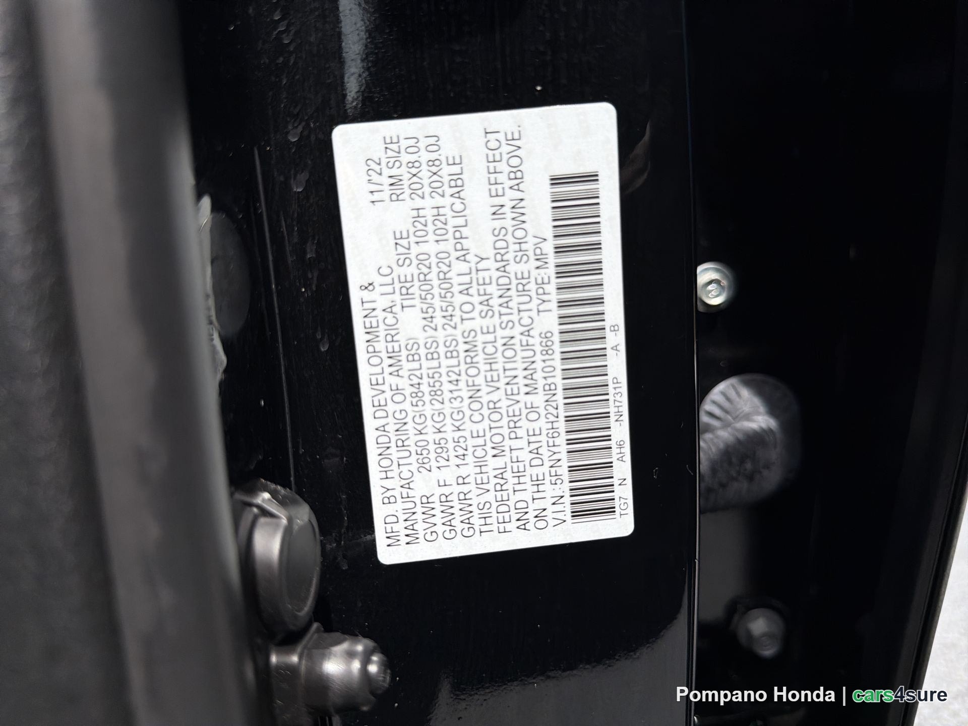 2022 HONDA Pilot SE - Photo 6